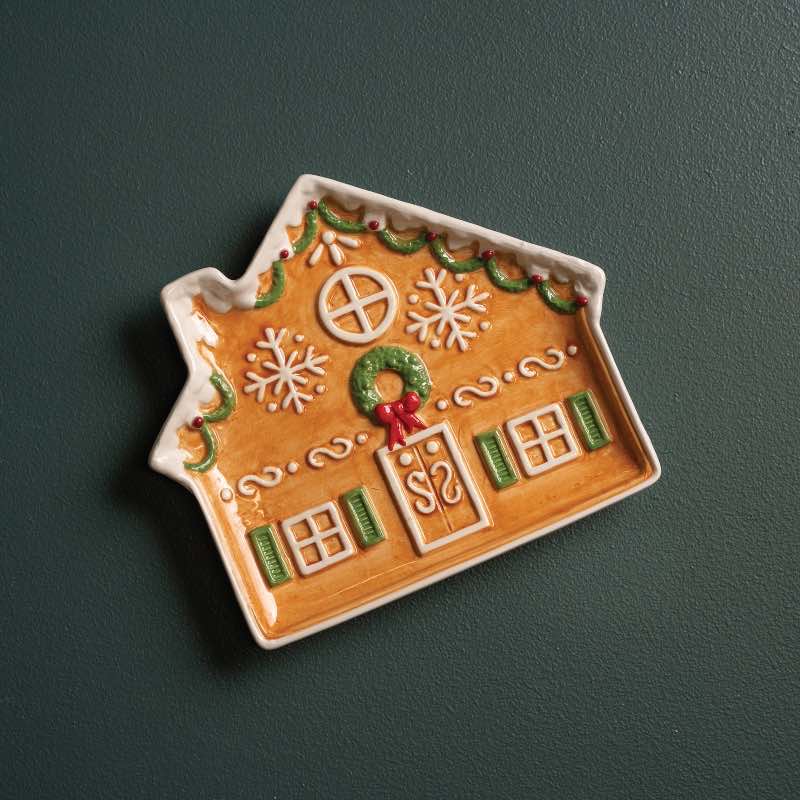 Wind and Weather Gingerbread House Cookie Tray