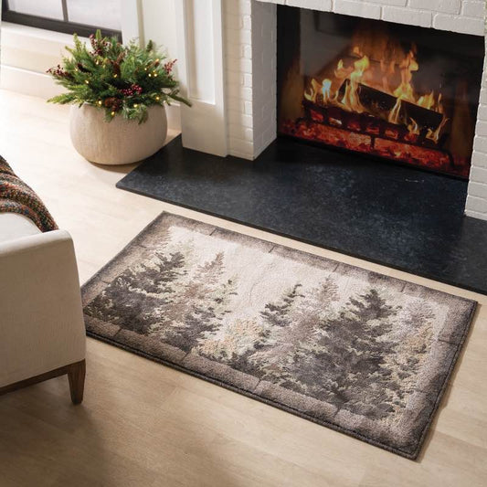 Wind and Weather Forest Trees Hearth Rug, 30" x 50"
