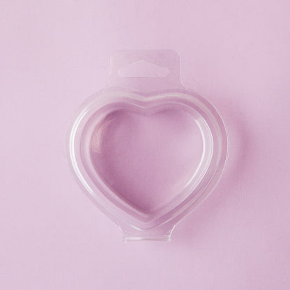 Bramble Berry Heart Clamshell Mold - 10 molds (x5)