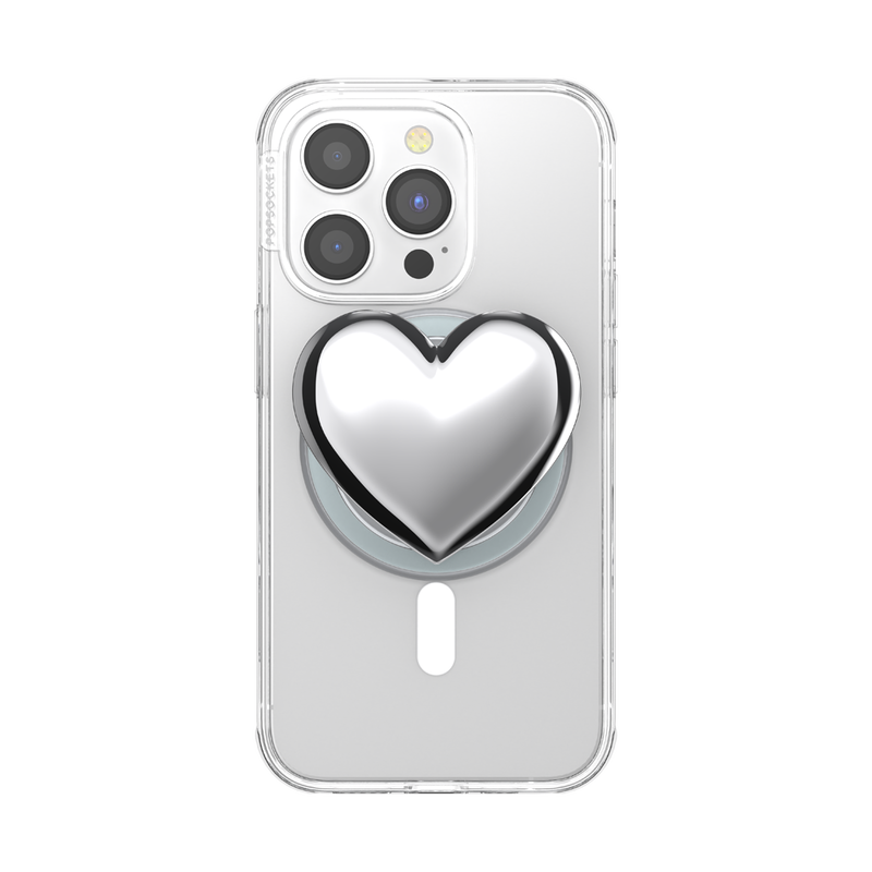 PopSockets Heart Of Silver MagSafe PopGrip