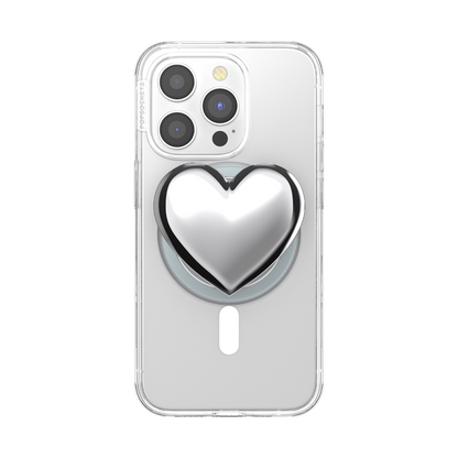 PopSockets Heart Of Silver MagSafe PopGrip