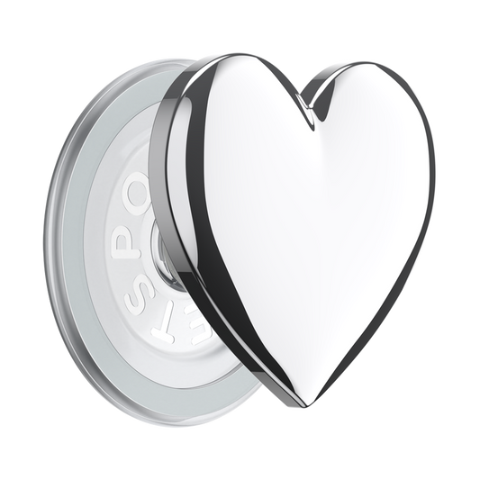 PopSockets Heart Of Silver MagSafe PopGrip