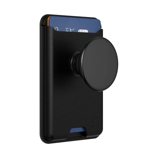 PopSockets Softgoods MagSafe PopWallet+ - Black