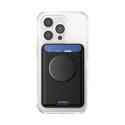 PopSockets Softgoods MagSafe PopWallet+ - Black