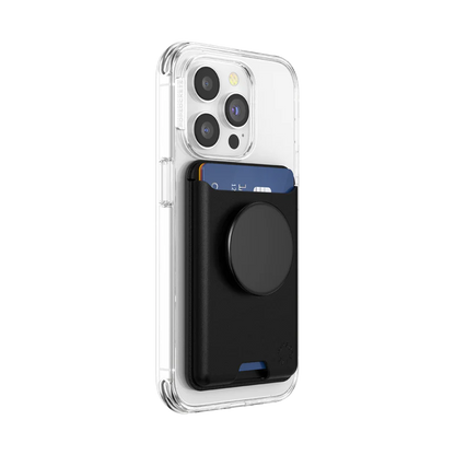 PopSockets Softgoods MagSafe PopWallet+ - Black