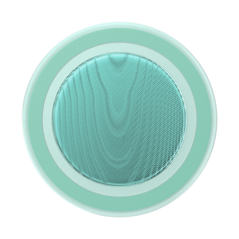 PopSockets Aluminum Moire Turquoise MagSafe PopGrip