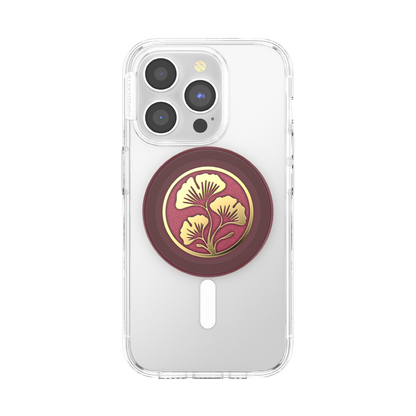 PopSockets Enamel Ginkgo Oxblood MagSafe PopGrip
