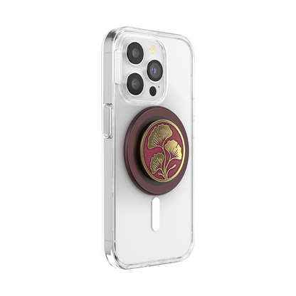PopSockets Enamel Ginkgo Oxblood MagSafe PopGrip
