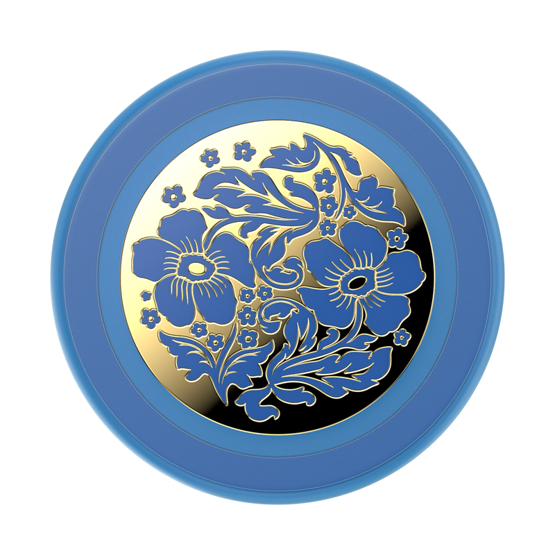 PopSockets Enamel Lace Blue Vermeer MagSafe PopGrip