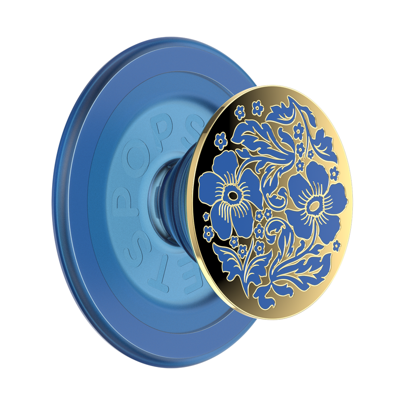 PopSockets Enamel Lace Blue Vermeer MagSafe PopGrip