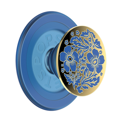 PopSockets Enamel Lace Blue Vermeer MagSafe PopGrip
