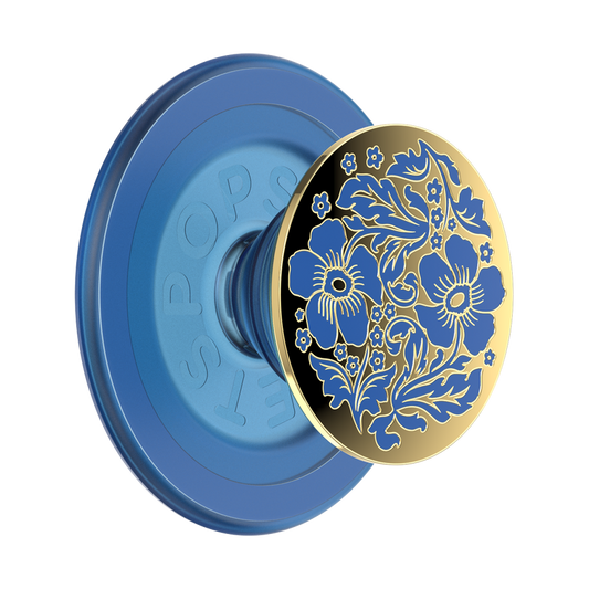 PopSockets Enamel Lace Blue Vermeer MagSafe PopGrip