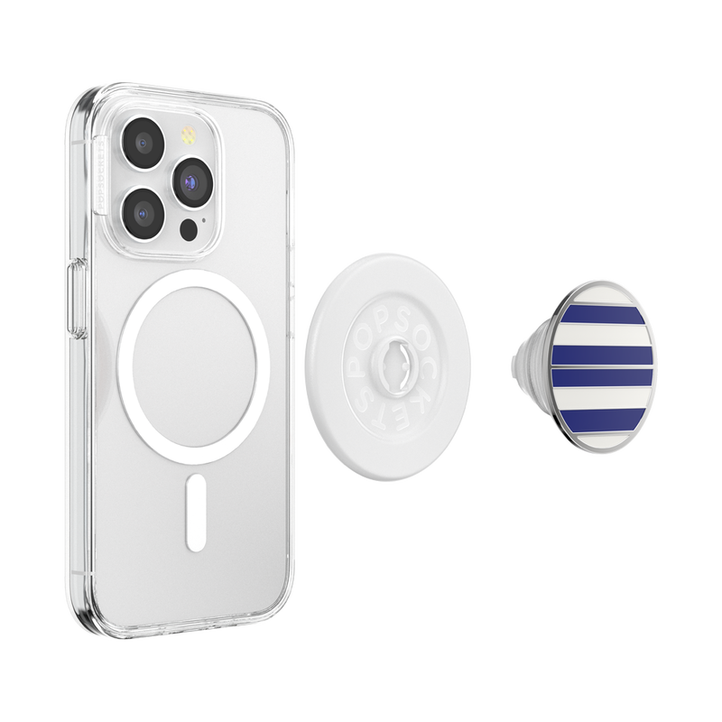 PopSockets Enamel Nautical Stripe MagSafe PopGrip