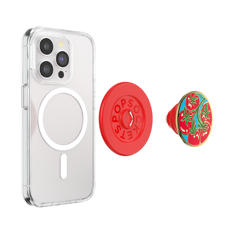 PopSockets Enamel Tomato Rosso MagSafe PopGrip