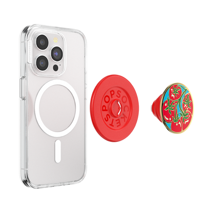 PopSockets Enamel Tomato Rosso MagSafe PopGrip