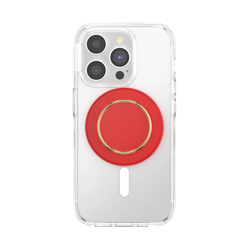PopSockets Enamel Rosso MagSafe PopGrip