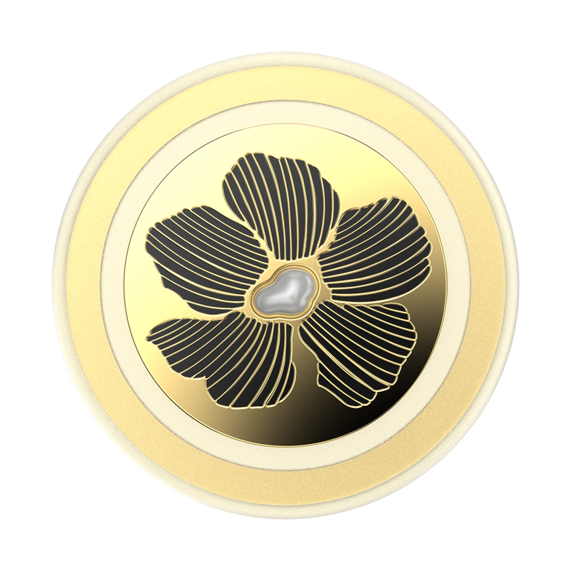 PopSockets Enamel Mae Flower with Pearl MagSafe PopGrip