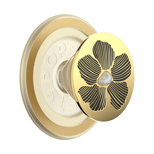 PopSockets Enamel Mae Flower with Pearl MagSafe PopGrip