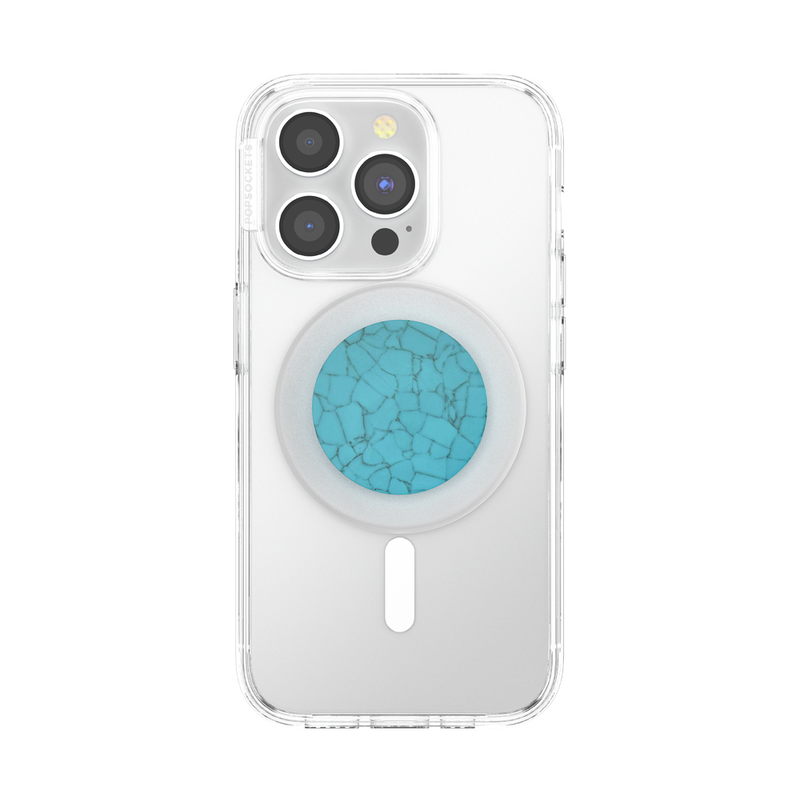 PopSockets Acetate Turquoise MagSafe PopGrip