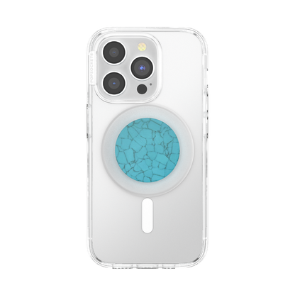 PopSockets Acetate Turquoise MagSafe PopGrip