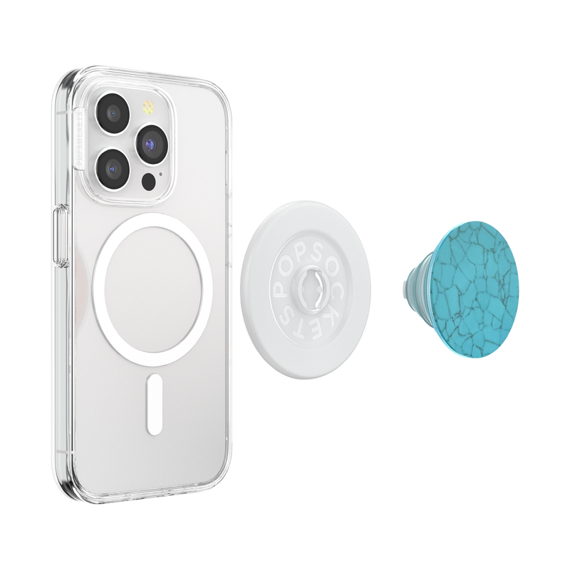 PopSockets Acetate Turquoise MagSafe PopGrip