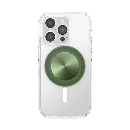 PopSockets Aluminum Radial Olive MagSafe PopGrip