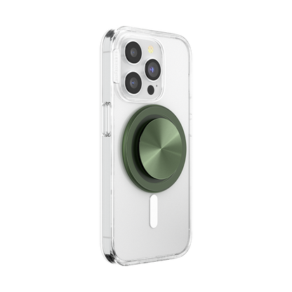 PopSockets Aluminum Radial Olive MagSafe PopGrip