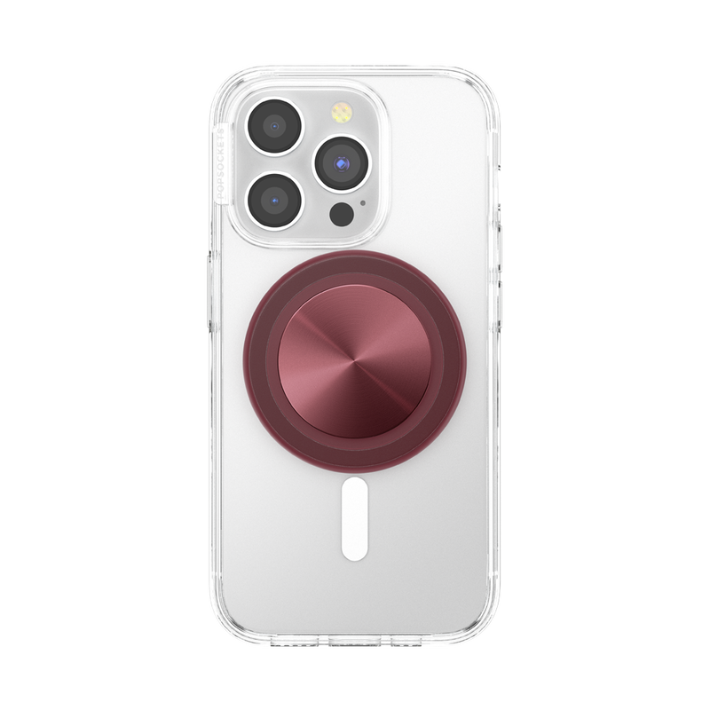 PopSockets Aluminum Radial Oxblood MagSafe PopGrip