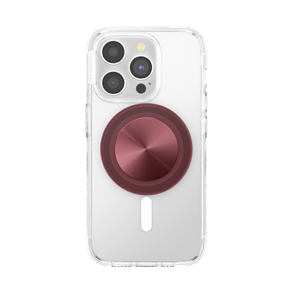 PopSockets Aluminum Radial Oxblood MagSafe PopGrip