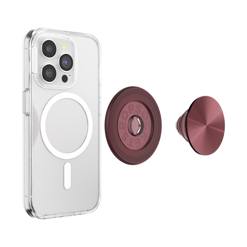 PopSockets Aluminum Radial Oxblood MagSafe PopGrip