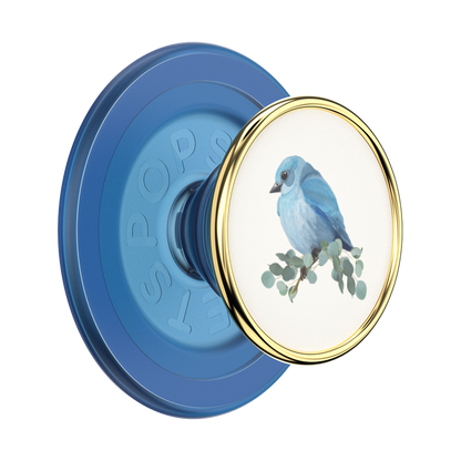 PopSockets Enamel Blue Bird