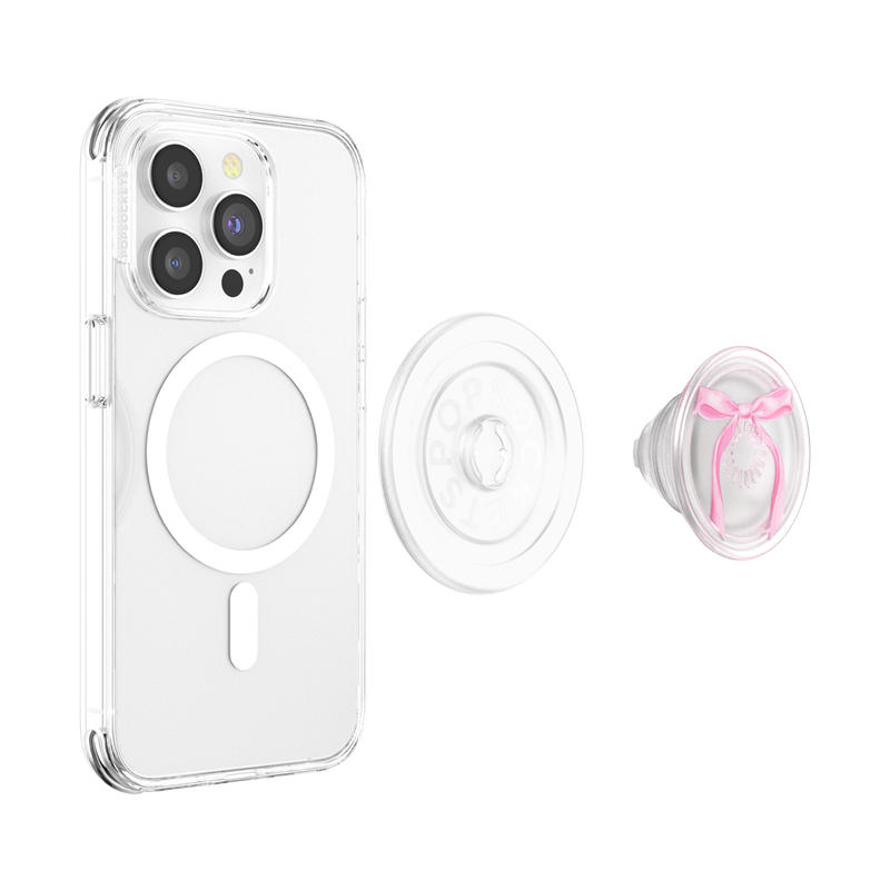 PopSockets Pink Bow MagSafe PopGrip