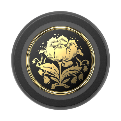 PopSockets Enamel Rose Noir MagSafe PopGrip