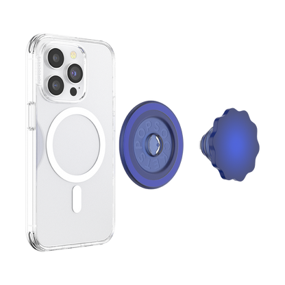 PopSockets Molded Flower Cobalt MagSafe PopGrip