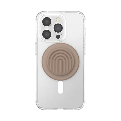 PopSockets MagSafe PopGrip - PopOut Latte Curves