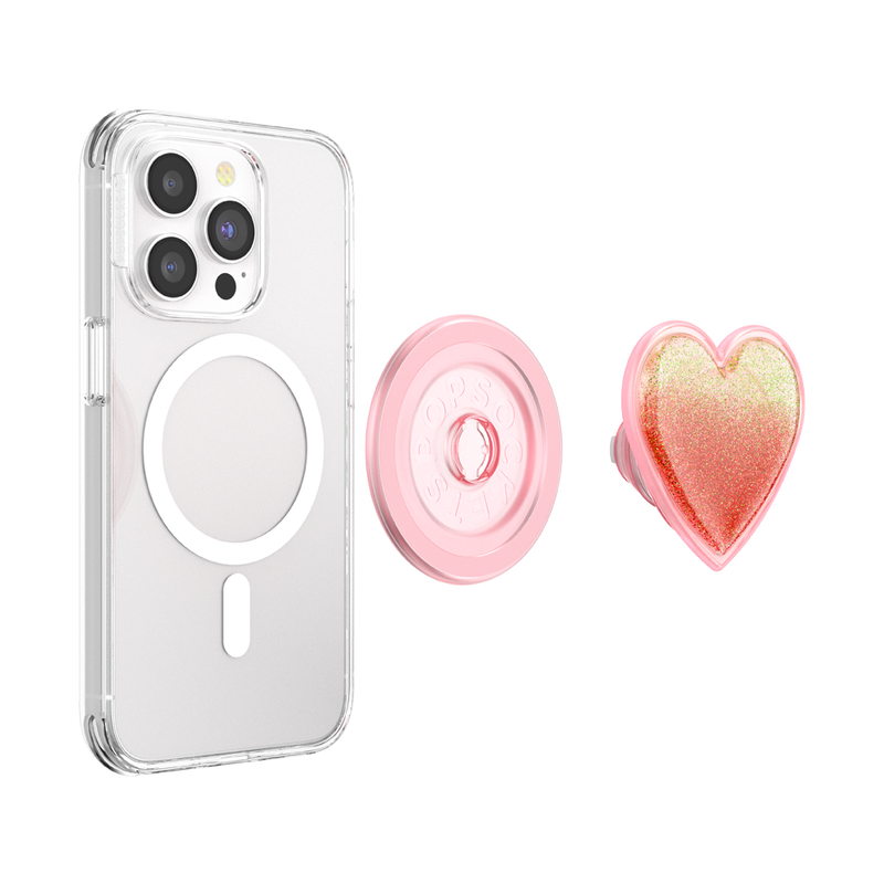 PopSockets Squishy Tidepool Heart Pinky MagSafe PopGrip