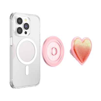 PopSockets Squishy Tidepool Heart Pinky MagSafe PopGrip