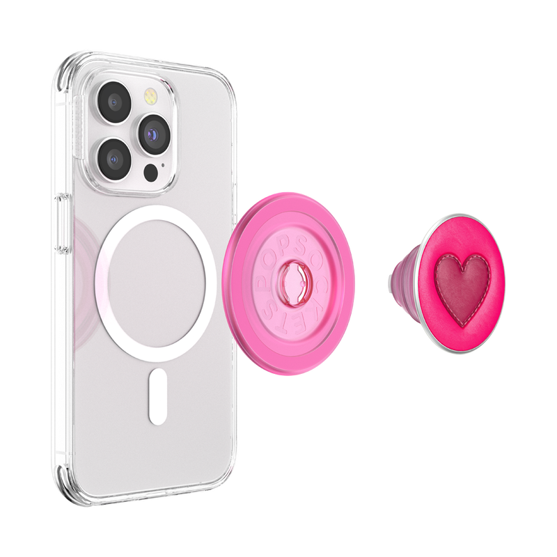 PopSockets Stitched Sweet Heart MagSafe PopGrip
