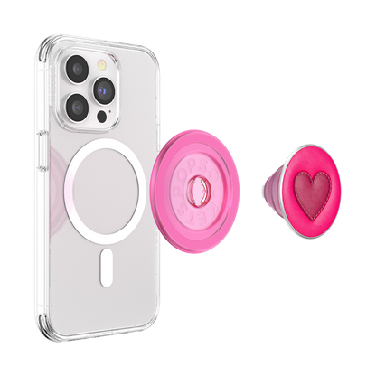 PopSockets Stitched Sweet Heart MagSafe PopGrip