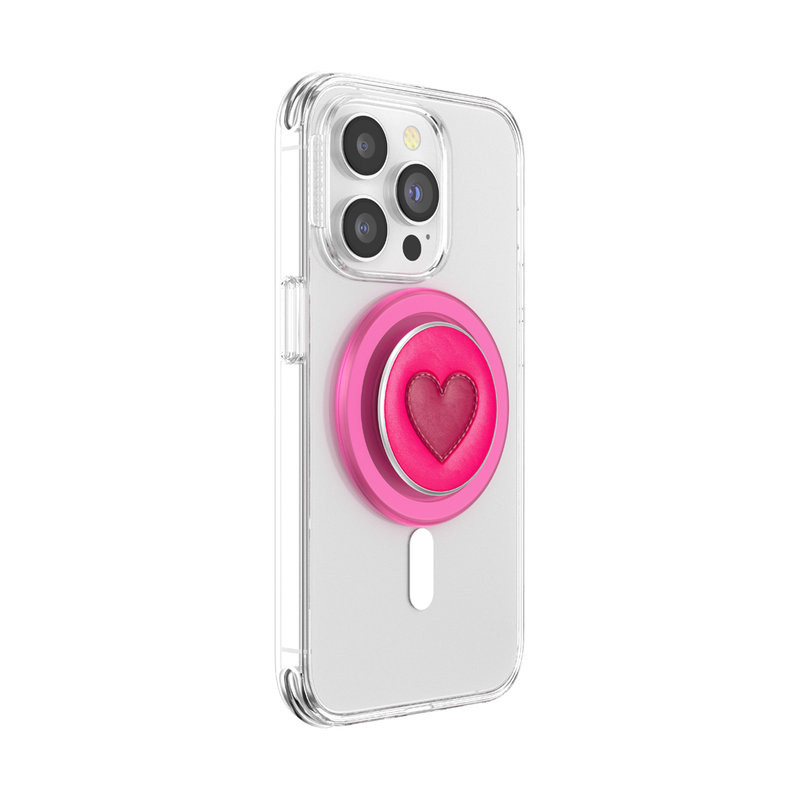 PopSockets Stitched Sweet Heart MagSafe PopGrip