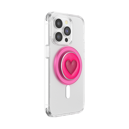 PopSockets Stitched Sweet Heart MagSafe PopGrip