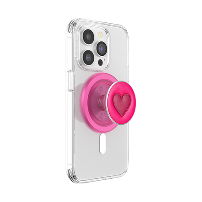 PopSockets Stitched Sweet Heart MagSafe PopGrip
