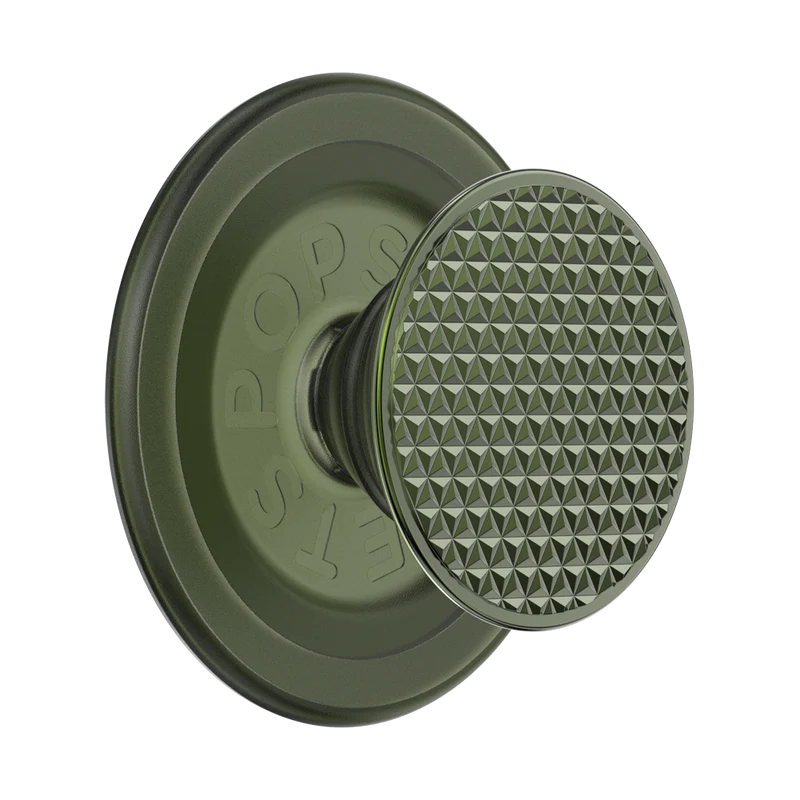 PopSockets Olive Triangle Knurl MagSafe PopGrip