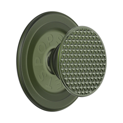 PopSockets Olive Triangle Knurl MagSafe PopGrip