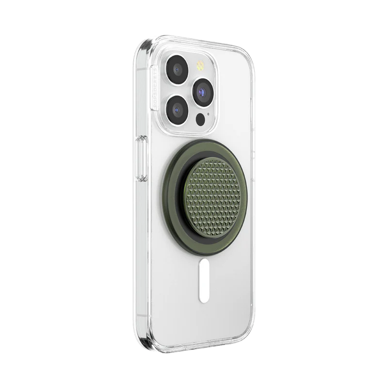 PopSockets Olive Triangle Knurl MagSafe PopGrip