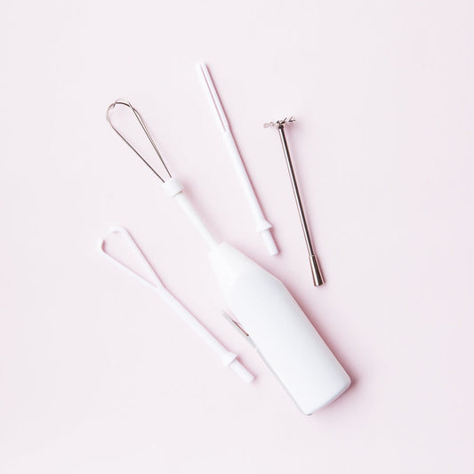 Bramble Berry Mini White Plastic Mixer (x3)