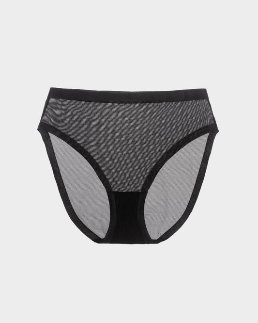 EBY Bra Sheer High Cut - Black