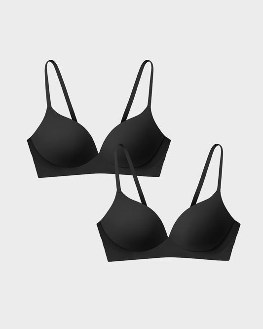 EBY Bra 2 Bra Bundle (Pain Free T-Shirt Bra) - Black