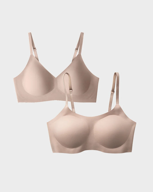 EBY Bra 2 Bra Bundle (Relief Bra & Support Bralette) - Nude