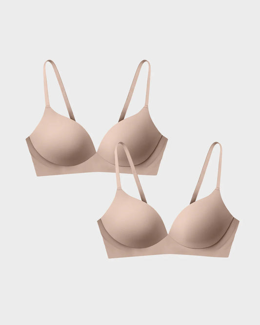 EBY Bra 2 Bra Bundle (Pain Free T-Shirt Bra) - Nude